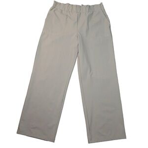Joie Sueded Paperbag Waist Pull On Pants, Light Taupe‎ - Large